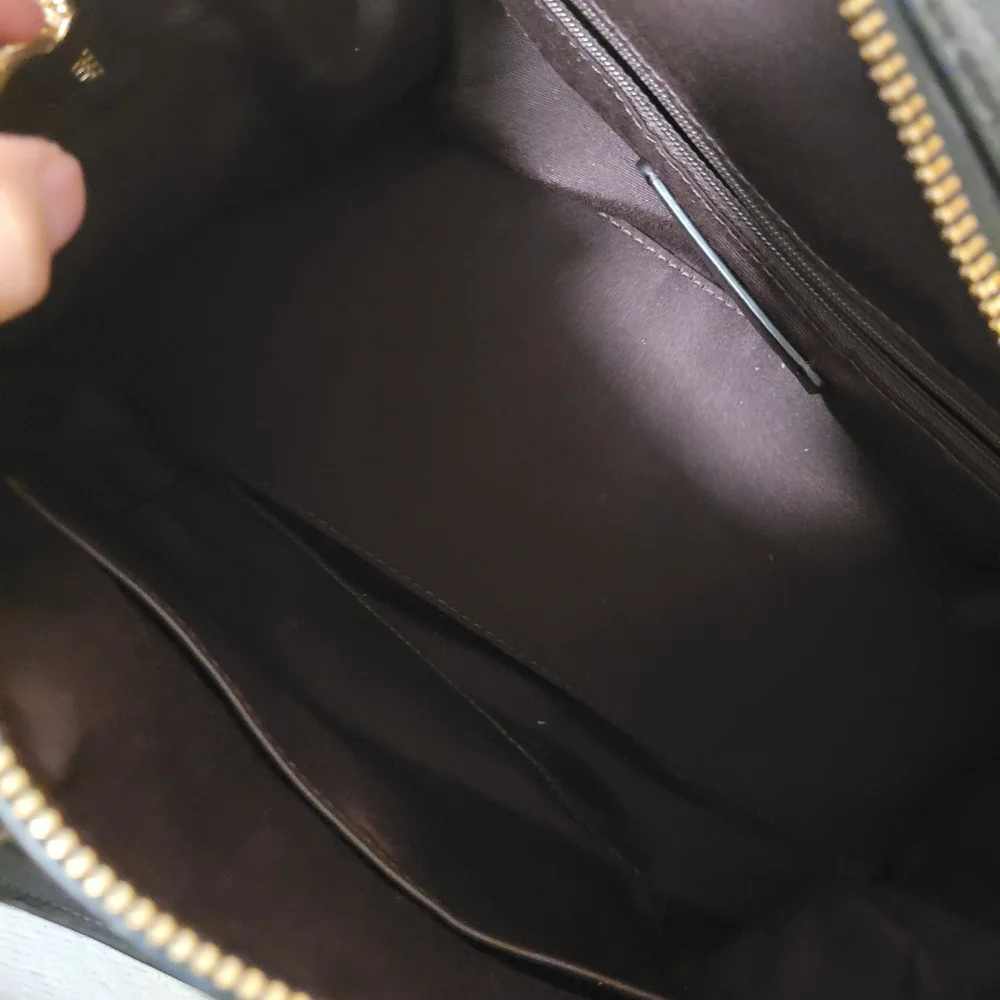 Coach Rowan Large Satchel Bag Black CV960 Black/Gold - Picture 5 of 14